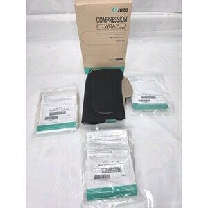 Juzo Reversible Black-Beige Versatile Support Calf Compression Wrap Size Medium